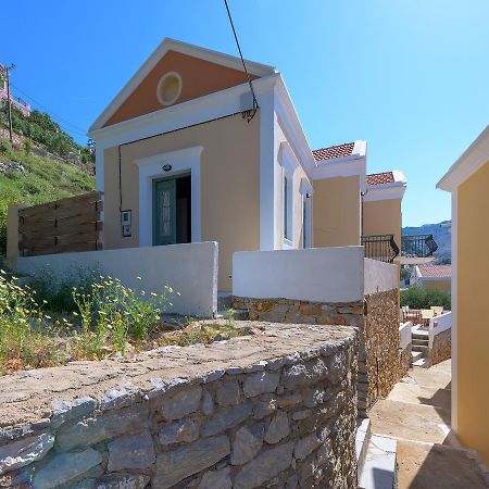 Blue Wave Astradeni House Villa Symi Exteriör bild