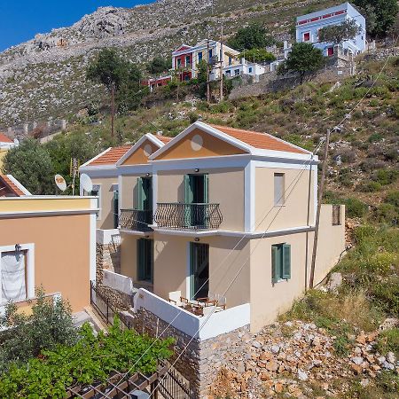 Blue Wave Astradeni House Villa Symi Exteriör bild