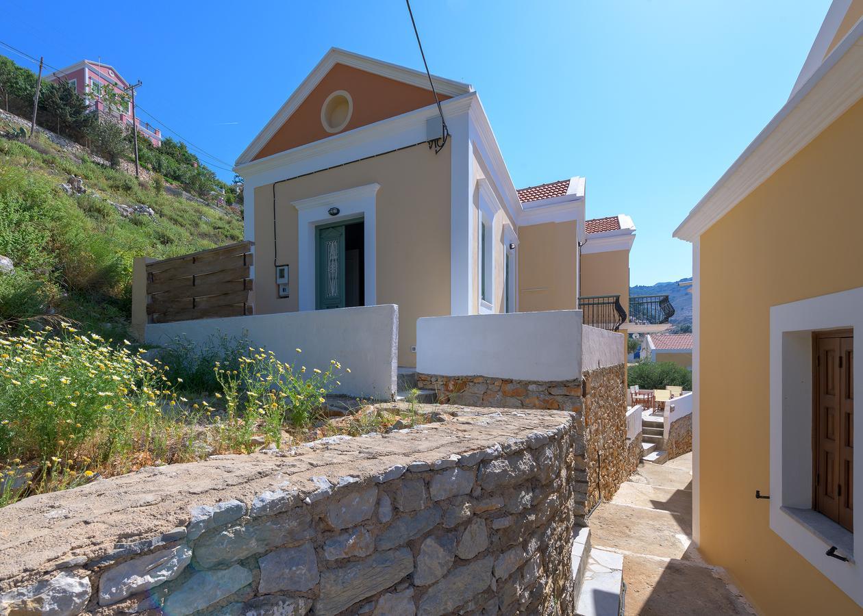 Blue Wave Astradeni House Villa Symi Exteriör bild