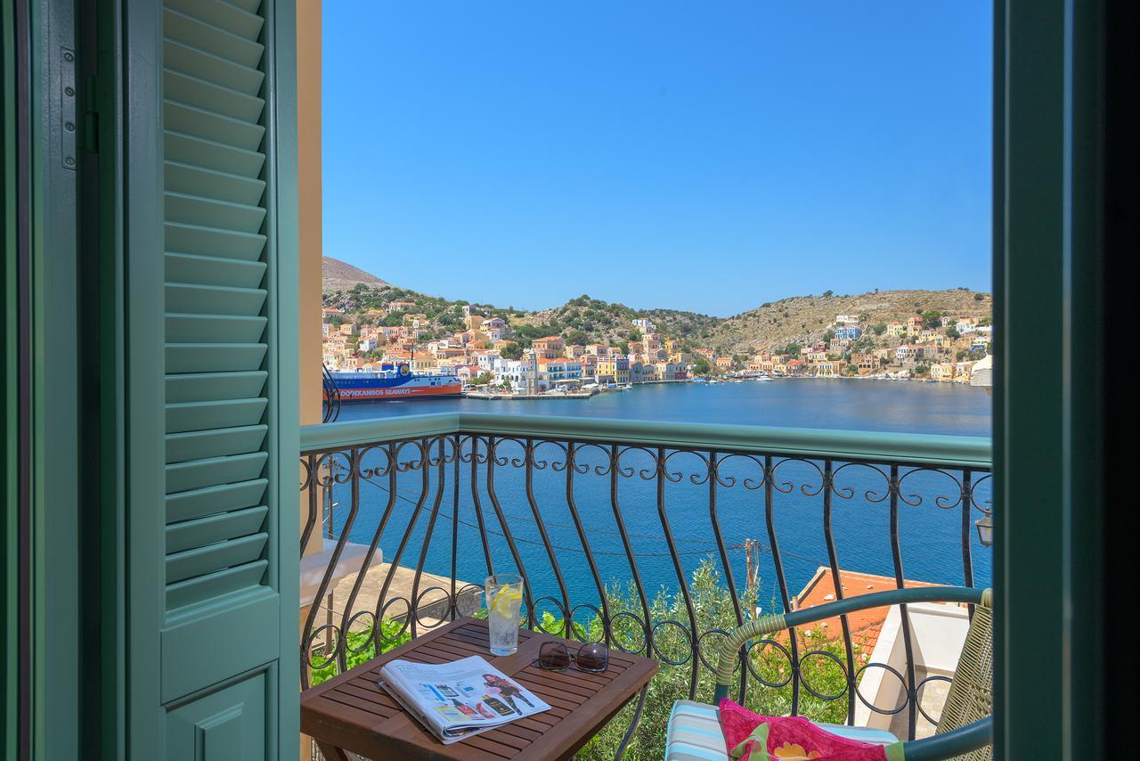 Blue Wave Astradeni House Villa Symi Exteriör bild