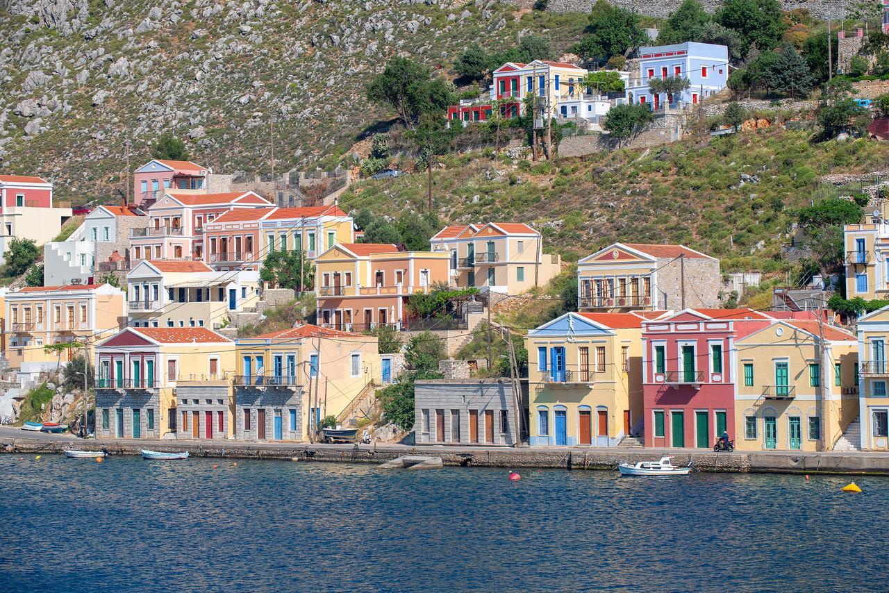 Blue Wave Astradeni House Villa Symi Exteriör bild