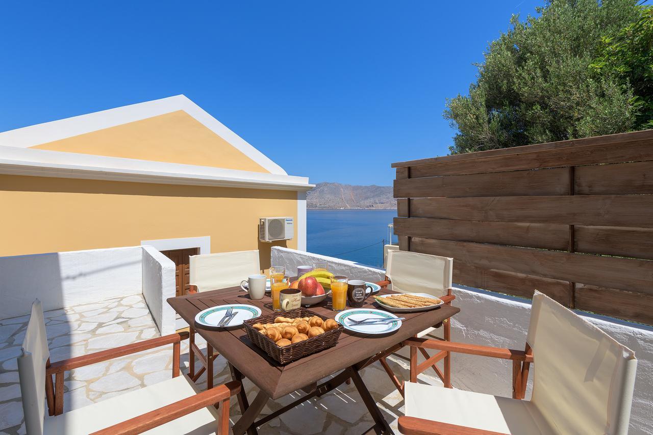 Blue Wave Astradeni House Villa Symi Exteriör bild